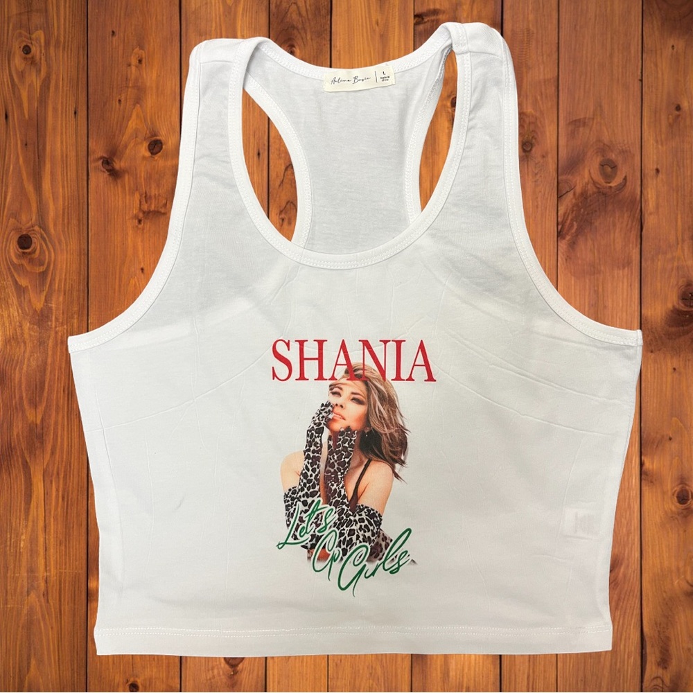 Shania Twain tank  S-L available brand new
